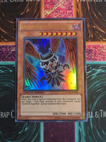 Yu-Gi-Oh! Darklord Superbia LC02-EN005 Limited Ultra Rare NM - Picture 1 of 4