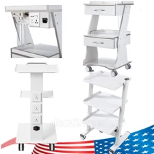 3 Layer Dental Built-in Socket Cart /Trolley Auto-water Bottle Supply System
