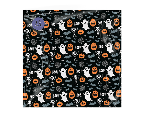 Halloween Party Geschirr Deko Set Zubehör Kinder Geist Fledermaus Skelett 32 Teile - Bild 7 von 9
