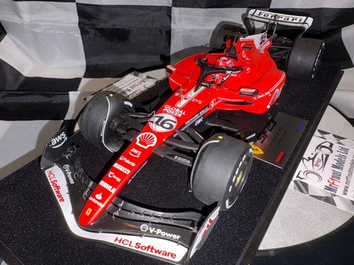 1:18 LookSmart LS18F1049 Charles Leclerc Scuderia Ferrari SF23 #16 Vegas GP 2023 - Picture 6 of 23
