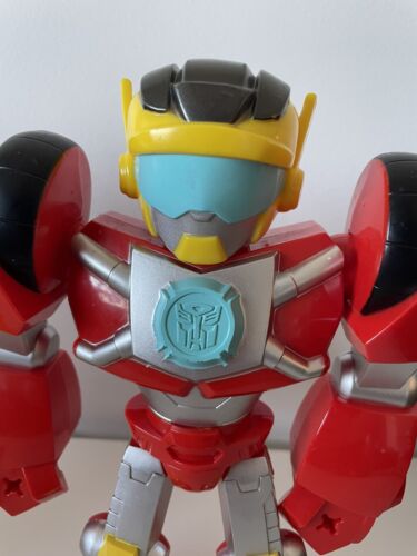 RARE x 2 - Bumblebee AND Hot Shot - Transformers Playskool Rescue Bots Autobot - Picture 4 of 5