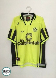 BORUSSIA DORTMUND 1996/97 Home Nike Football Shirt XL ...