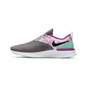 Women's Nike Odyssey React Flyknit 2 Running Shoe Size 12 Grey/Pink CI7578-001 | eBay