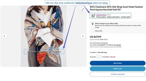 Sallys 70% Cashmere 30% Silk Paisley Print Double Face Shawl Wrap Scarf 135cm - Picture 12 of 12