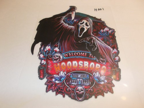 6 Different Ghostface Halloween Iron on Transfer for T-Shirts - Picture 8 of 12