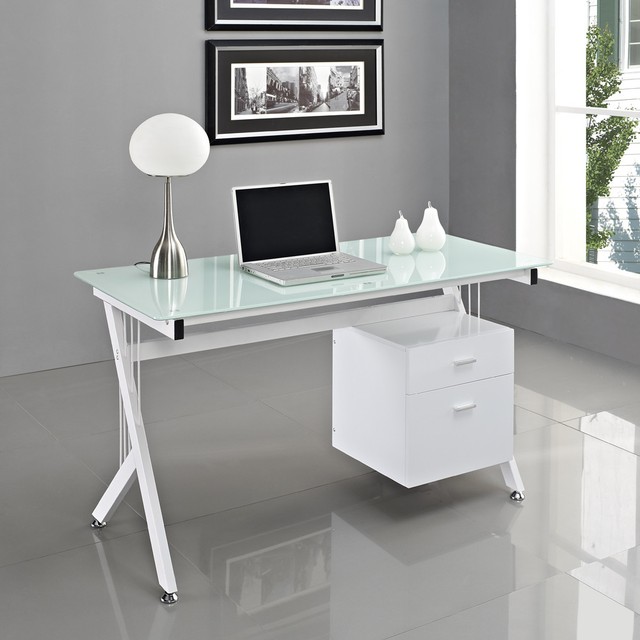 White Computer Desk 2 Drawers Modern Design Metal Frame File Cabinet White Computer Desk 2 Drawers Modern Design Metal Frame File Cabinet Pvc Coated