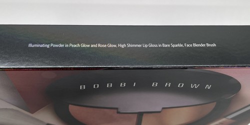 Bobbi Brown 3pc Set Keep Glowing Lips & Cheek (Peach/Rose Glow, LipGloss, Brush) - Picture 7 of 7