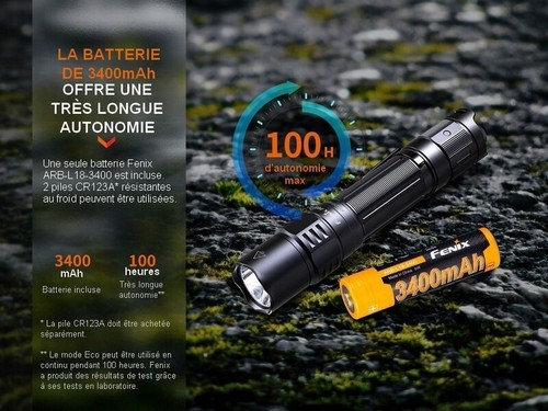 Lampe Torche Fenix PD35R – 1700 Lumens - rechargeable - Imagen 8 de 15