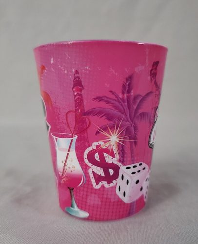 Bienvenido a Fabulous Las Vegas Nevada Shot Glass dados rosas palmeras - Imagen 4 de 7