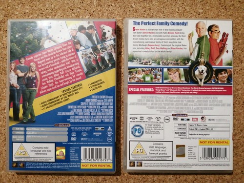 Cheaper By The Dozen 1 & 2 (DVD 2004) Steve Martin, Bonnie Hunt, Hilary Duff - Picture 2 of 2
