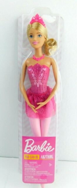Barbie Ballerina Ballerina Doll “You Can Be Anything” Pink Mattel NEW