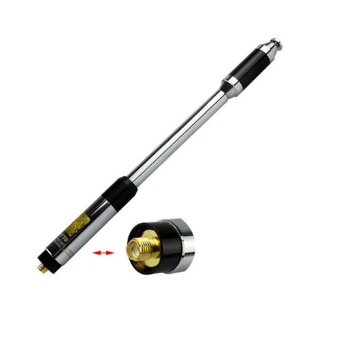 RH770 SMA-Female SMA-Male BNC Dual Band Telescopic Antenna For Baofeng Harvest S - Zdjęcie 7 z 23