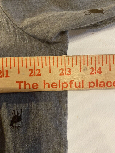 Walker Refinery Shirt Mens XXL Gray Brown Buck Print Short Sleeve Button Down - Picture 6 of 12