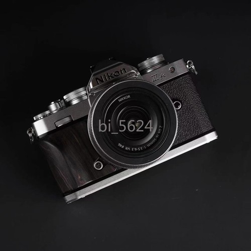 Wood Shake Handle for Nikon ZFC Solid Enhances Finger Hand Grip RoseWood Ebony - Picture 13 of 24