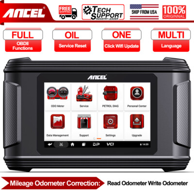 ANCEL DM500 Car Odometer Correction Mileage Adjustment Cluster Calibration Tool