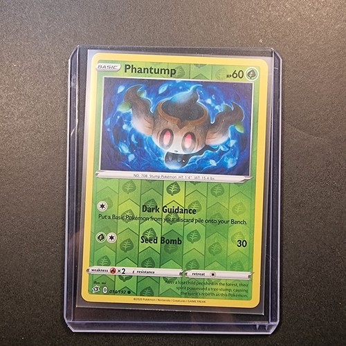Phantump 014/192 Pokemon Card Rebel Clash Reverse Holo Common in Toploader TCG - Bild 13 von 23