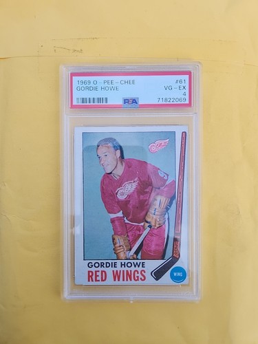 1969 O-Pee-Chee Gordie Howe PSA 4 Mr.Hockey H.O.F. !!! - Picture 2 of 8