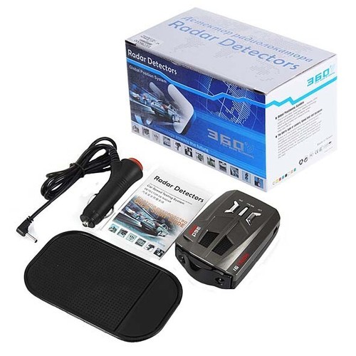 360 Degrees Speed Trap AES V9 Radar Detector Full Band Scanning Voice LED - Picture 3 of 3