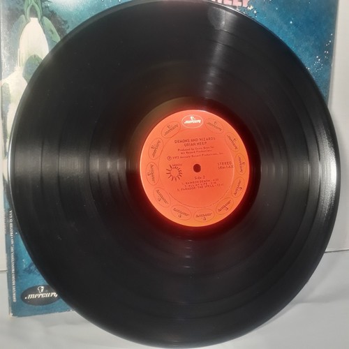 Uriah Heep Demons and Wizards 1972 Mercury Records SRM-1-630 Lyric Gatefold VG+ - Picture 7 of 15