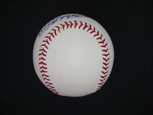 RALPH KINER SIGNED OMLB BASEBALL WITH "HOF '75" INSCRIPTION - PSA COA - Picture 6 of 7