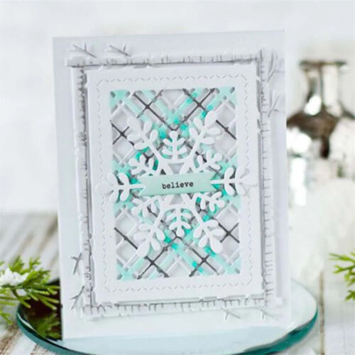 Metal Cutting Dies Background Frame Scrapbooking Embossing Paper Card Stencils - Picture 23 of 34