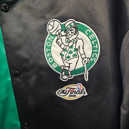 NWT Mitchell & Ness Boston Celtics OG 2.0 Lightweight Satin Bomber Jacket L $150 - Picture 2 of 9