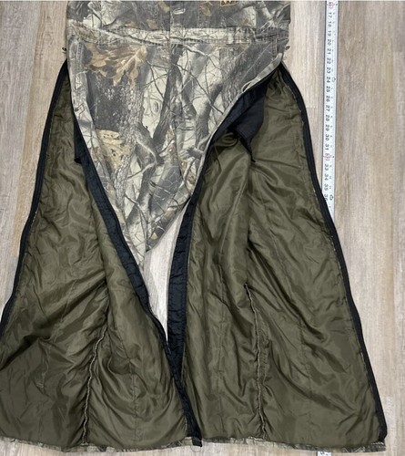 Walls Outdoors - Insulated RealTree Hardwoods Camouflage Overalls Zip Leg Sz L - Picture 12 of 12