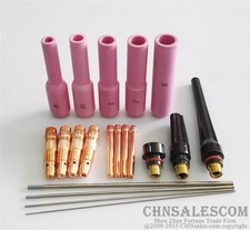 20 pcs TIG Welding Torch Kit  Long Nozzle WP-17 WP-18 WP-26 WC20 Tungsten