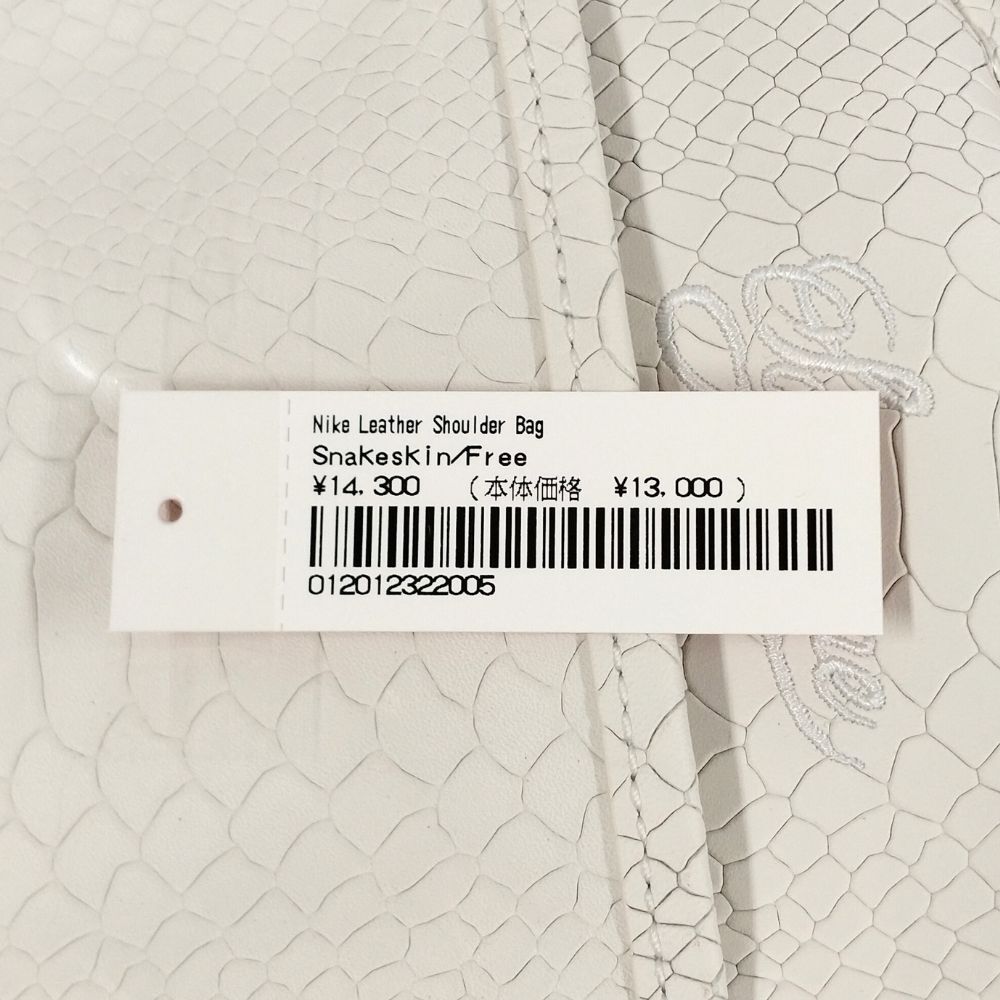 SUPREME 25SS x Nike Leather Shoulder Bag white Genuine SUPREME 25SS x Nike Leather Shoulder Bag white Genuine