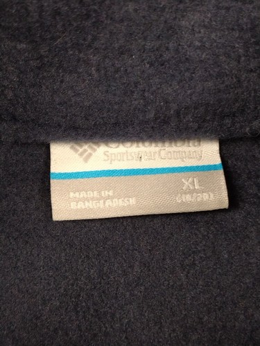 New Columbia Steens Mountain II 2 Full Zip Fleece Jacket Youth XL Blue Navy - Picture 7 of 17