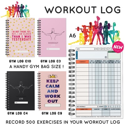 PDF Free Download Workout Log Diary & Gym Journal – Fitness Tracker For ...