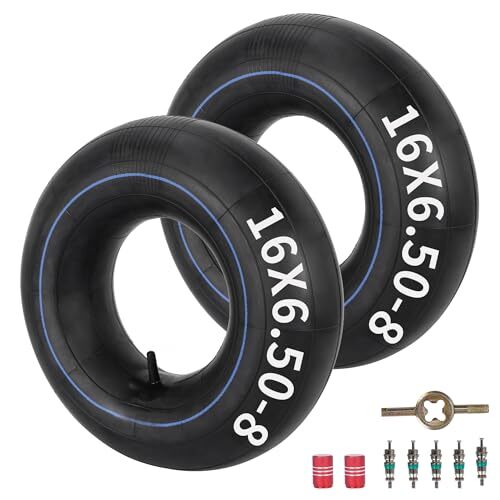 16x6.50-8 Inner Tube Replacement with TR13 Valve Stem Suitable for Lawn - Picture 2 of 7
