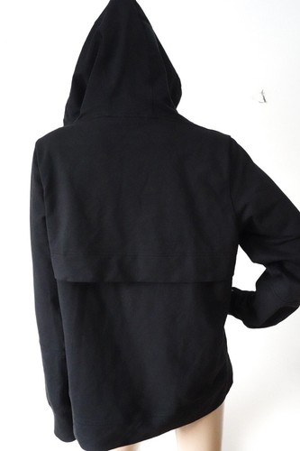 Lululemon Athletica Womens Black Long Sleeve Hooded Full-Zip Jacket Size 10 - Picture 11 of 13