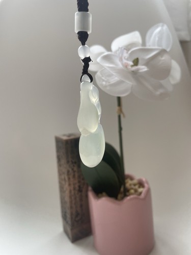 Beautiful jade vintage chinese necklace pendant antique - Picture 3 of 5