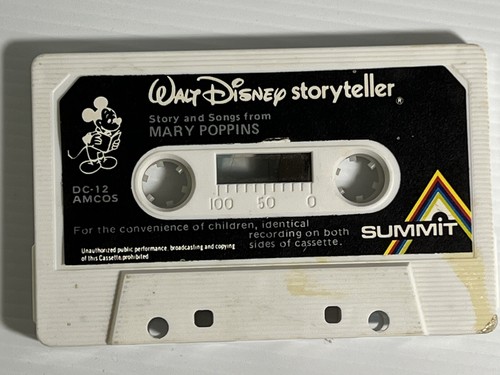 Mary Poppins Walt Disney Storyteller Story And Songs Cassette Tape Vintage - Picture 9 of 18
