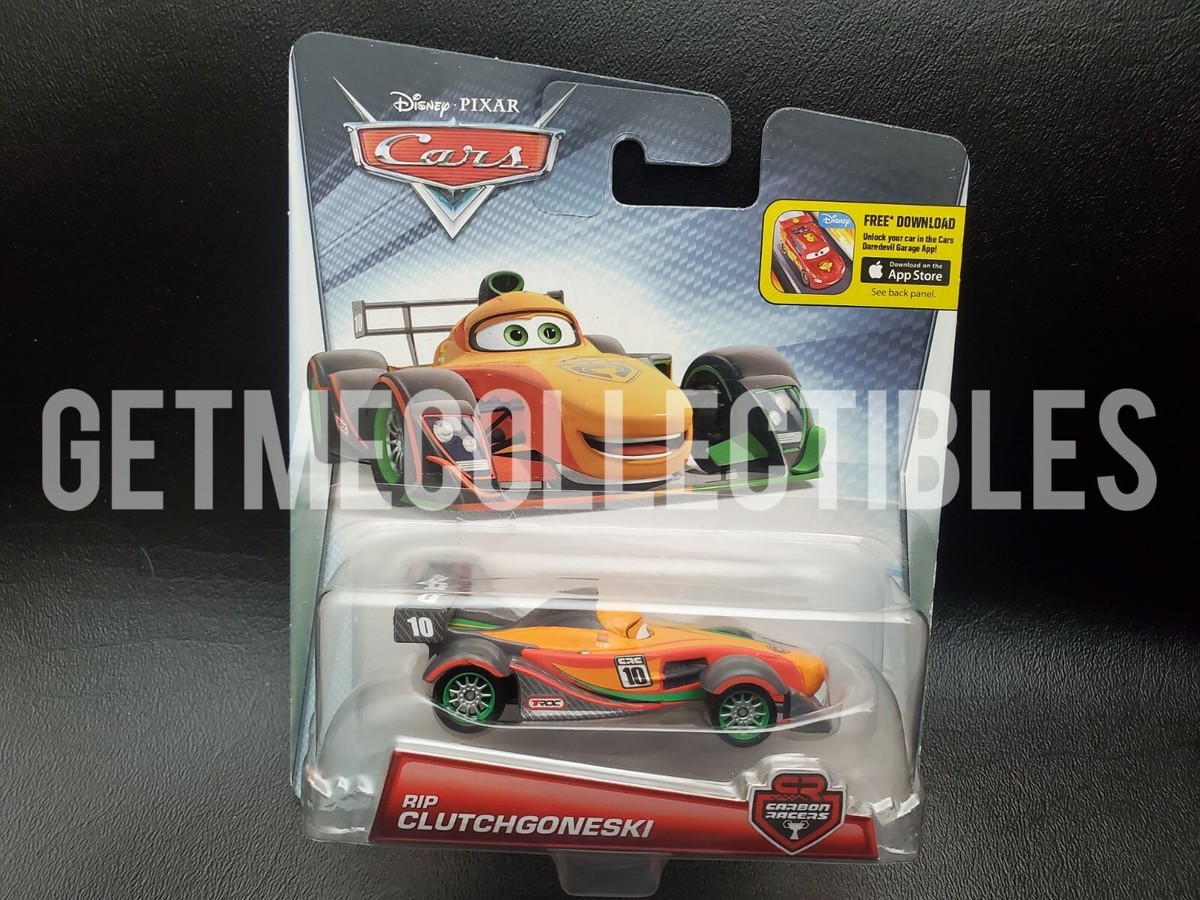 DISNEY PIXAR CARS CARBON RACERS RIP CLUTCHGONESKI SAVE 6