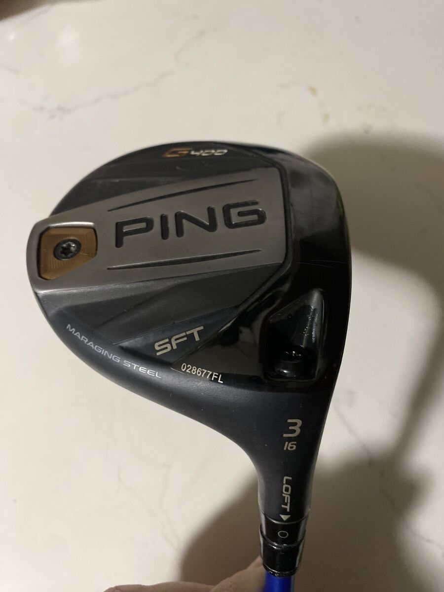 PING G400 SFT 16° 3 FAIRWAY WOOD REGULAR FLEX TFC 419 SENIOR PING G400 SFT 16° 3 FAIRWAY WOOD REGULAR FLEX TFC 419 SENIOR