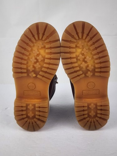 Timberland Boots Kids Size 1M Shoes Maroon Red Waterproof Hiking Trail Outdoor - Picture 9 of 9