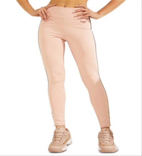GUESS Women's Pull On Leggings Pink Size Large