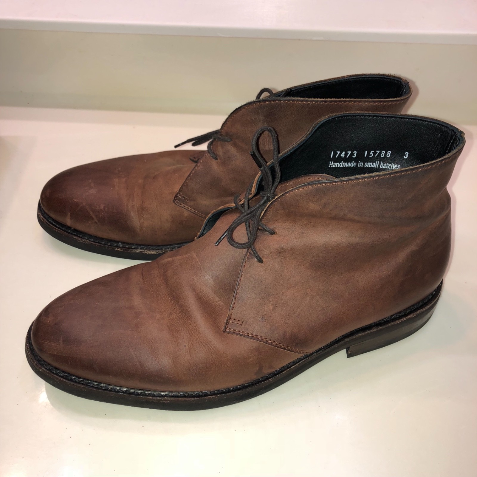 Thursday Chukka Terracotta Tamaño D 11.5 Usado Con Caja Thursday Chukka Terracotta Tamaño D 11.5 Usado Con Caja