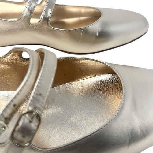 Christian Louboutin Sweet Jane Leather Ballet Flats Rose Gold Size 38 - Picture 10 of 12
