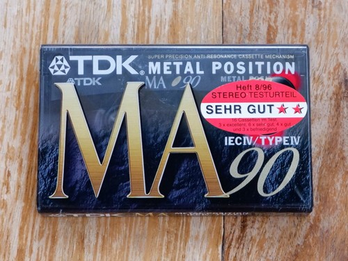 TDK MA 90 von 1995-1997, Type IV Position Metal, High End Tape, "Sehr gut" OVP - Bild 1 von 2