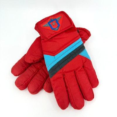 Red Winter Gloves Unknown size See Measurements In Pictures