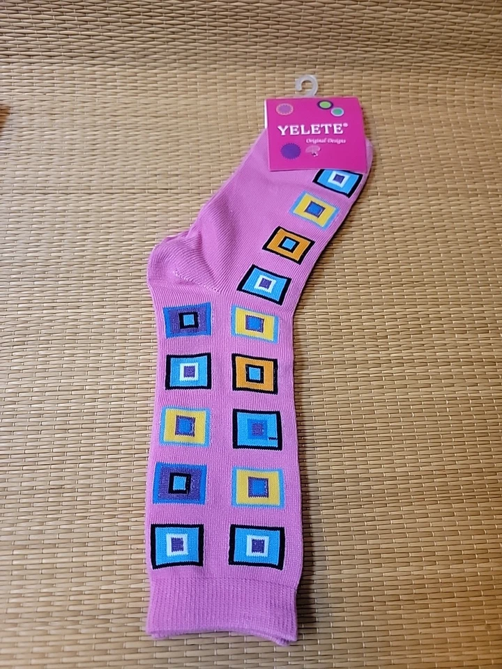 Новый Yelete носки, 3 пары узорчатый/цветной носок размер 9-11 - Изображение 3 из 4