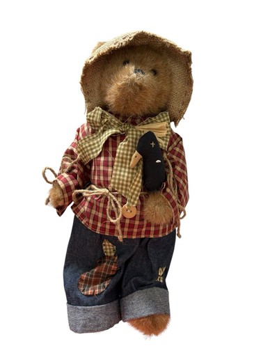 2008 Boyds Bears Scare D. Crow Plüsch 467/2000 Limited Ed. Bär des Monats 15 Zoll - Bild 1 von 11