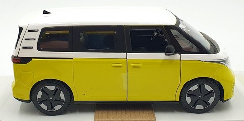 Maisto 1/24 Scale Diecast 32914 - 2023 Volkswagen ID Buzz - Yellow/White - Bild 4 von 5
