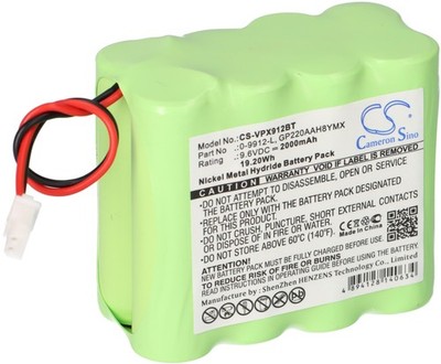 Akku kompatibel Visonic 0-100459 u.a. wie 0-9912-L u.a. 2000mAh