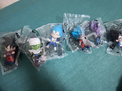 Burger King King Jr. Dragon Ball Super Figuren 6x Spielzeug Beutel Nr.1-6