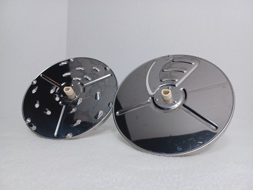 Two Cuisinart Discs for DLC-5 Food Processor DLC-108TX Shred DLC-103TX 3mm Slice