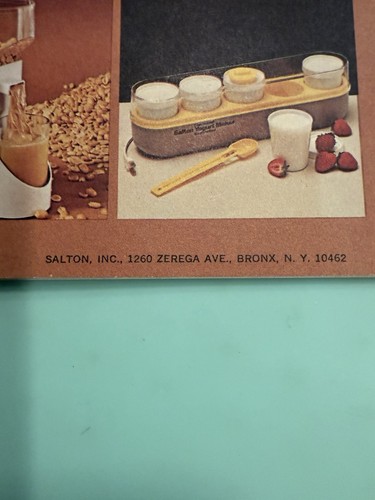 After You Cook Book of Gourmet Recipes Salton Machine Appliance Vintage - Picture 12 of 12